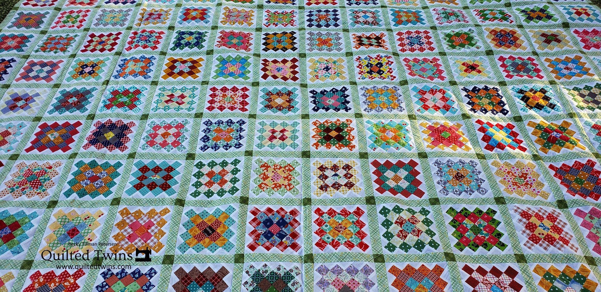 The BIG Granny Square Quilt top