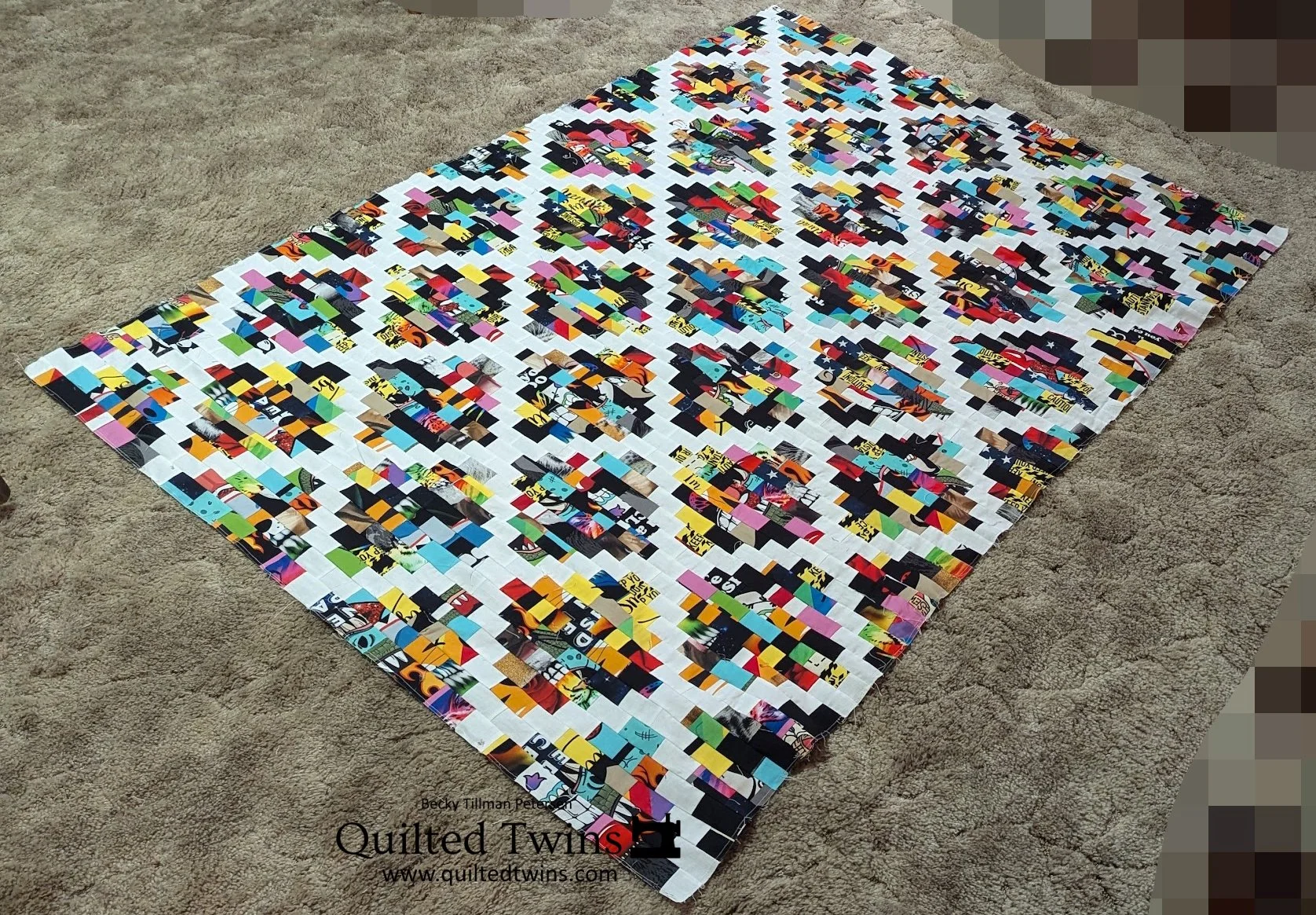 Mask Mosaic top Finished!