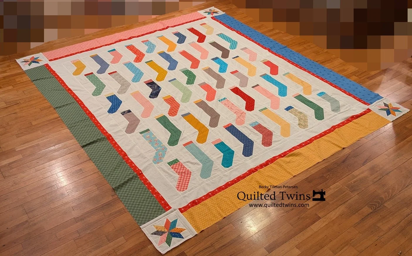 "Prairie Stockings" top all finished...again