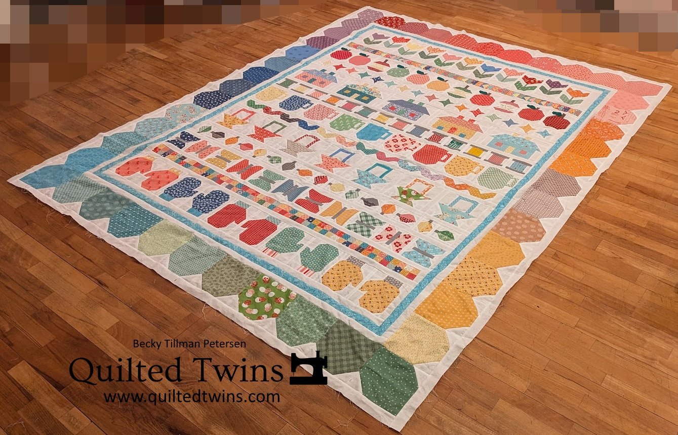 FINALLY - "Quilty Fun" top all finished!