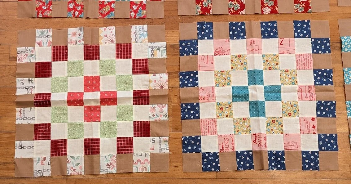 A Crocheted quilt block!
