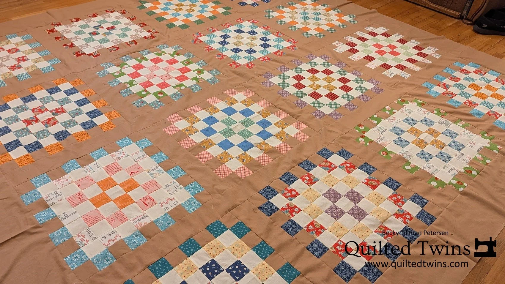“Prairie Crochet” Quilt Top all finished