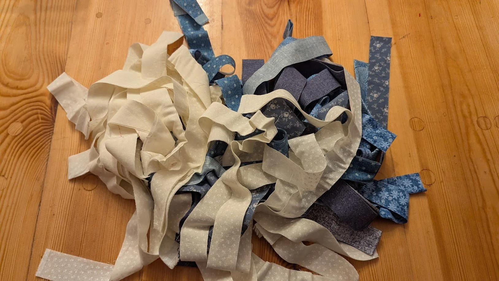 A Week of "In Progress" Projects - #4 - very small 9 patches Double 9 Patch top