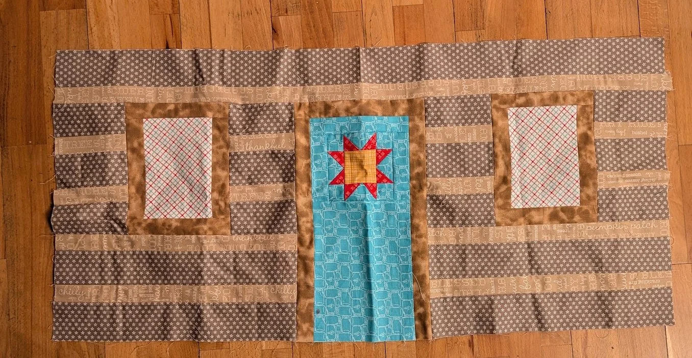 A Week of “In Progress” Projects - #3 Praire Home quilt top