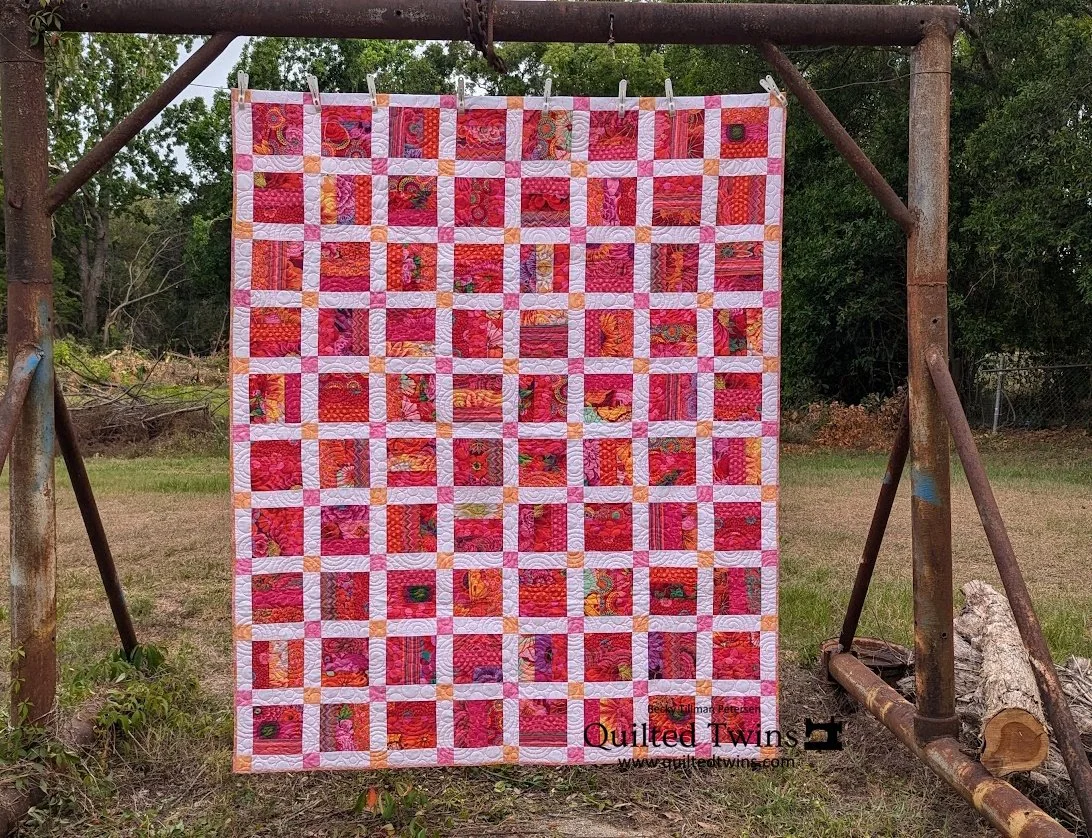 "Fancy Rails" - a new Quilt Kit offered by Quilted Twins