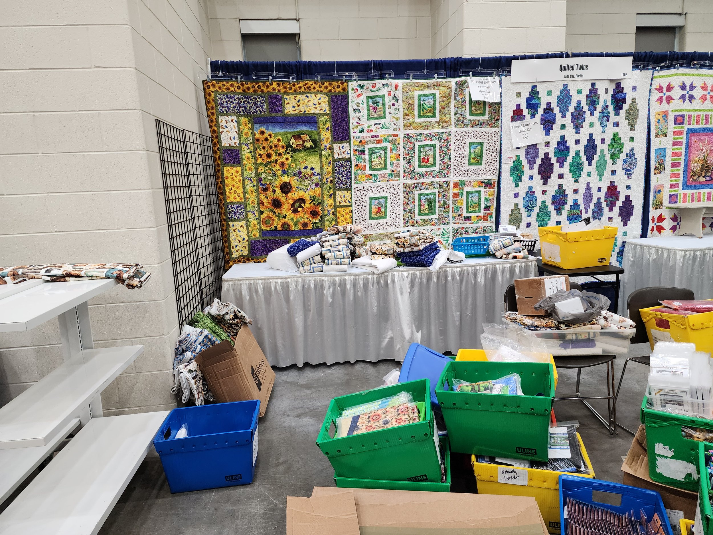 So, how did it go? Setting up and getting to vend at a national quilt show!
