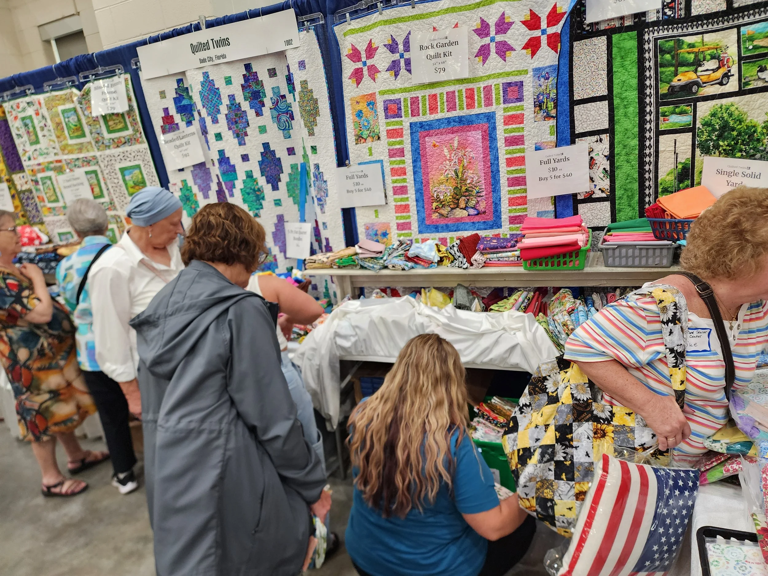 The AQS Show Itself - the People We Met and Food we Tried