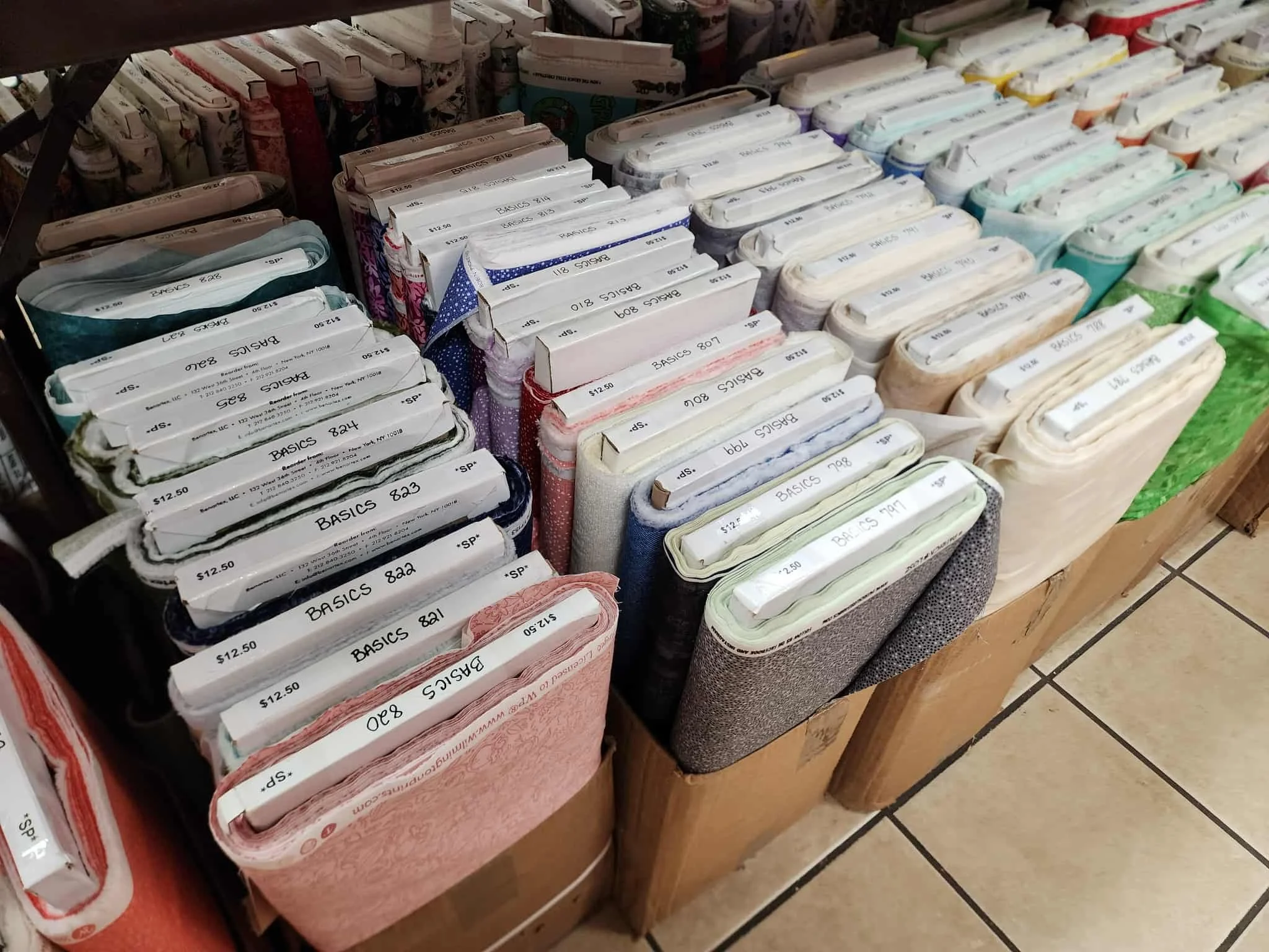 On Line “Basics” on sale for $7.99/yard! Check out the post for the Details! 