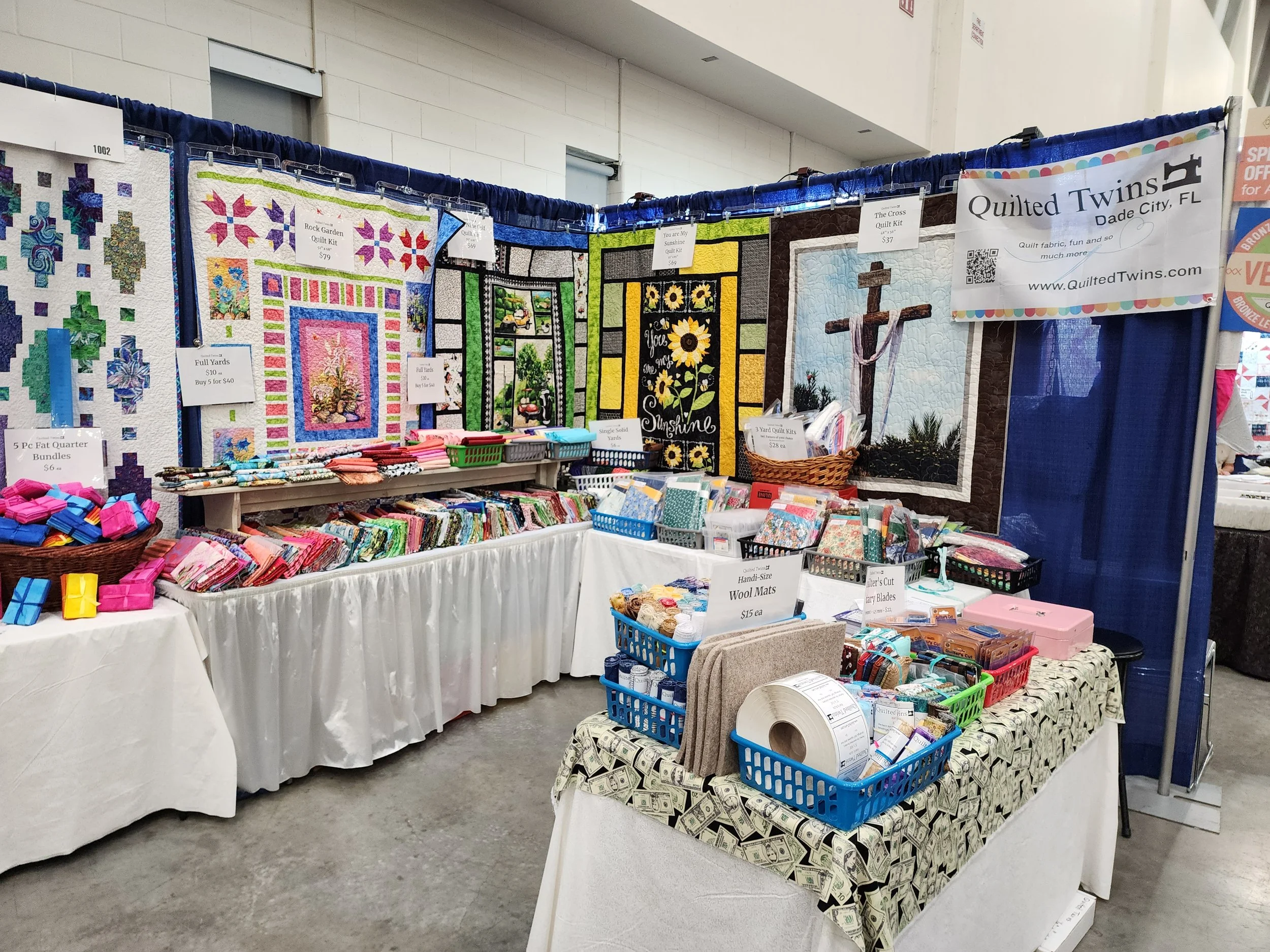 Quilted Twins is going to TWO local shows this month! Come on out and see us!