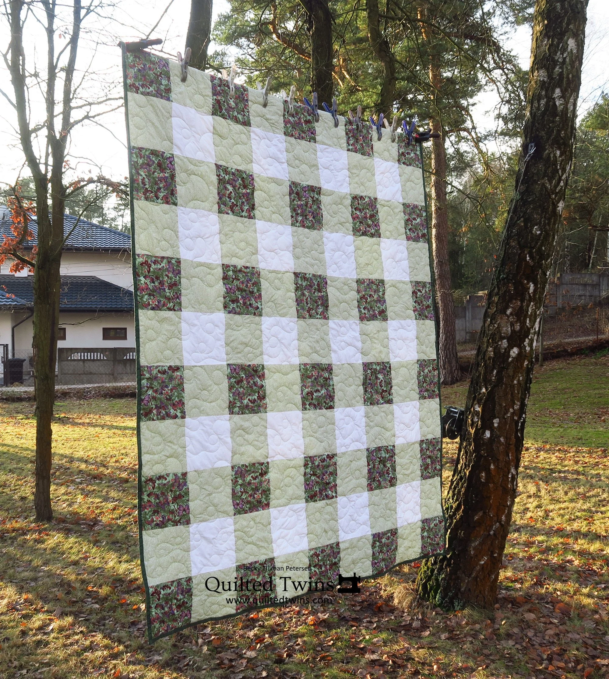 "Gingham Plaid" - large blocks - finished