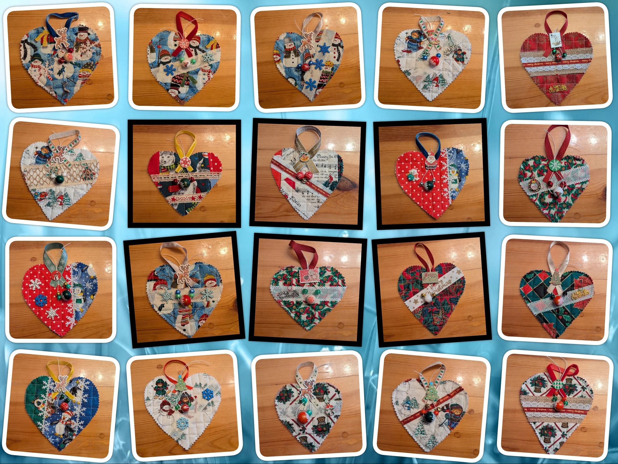 More Christmas hearts!