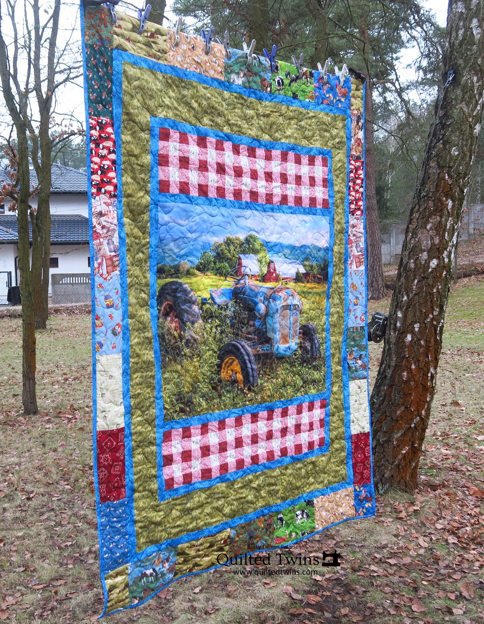 "The Ole' Blue Tractor" finished