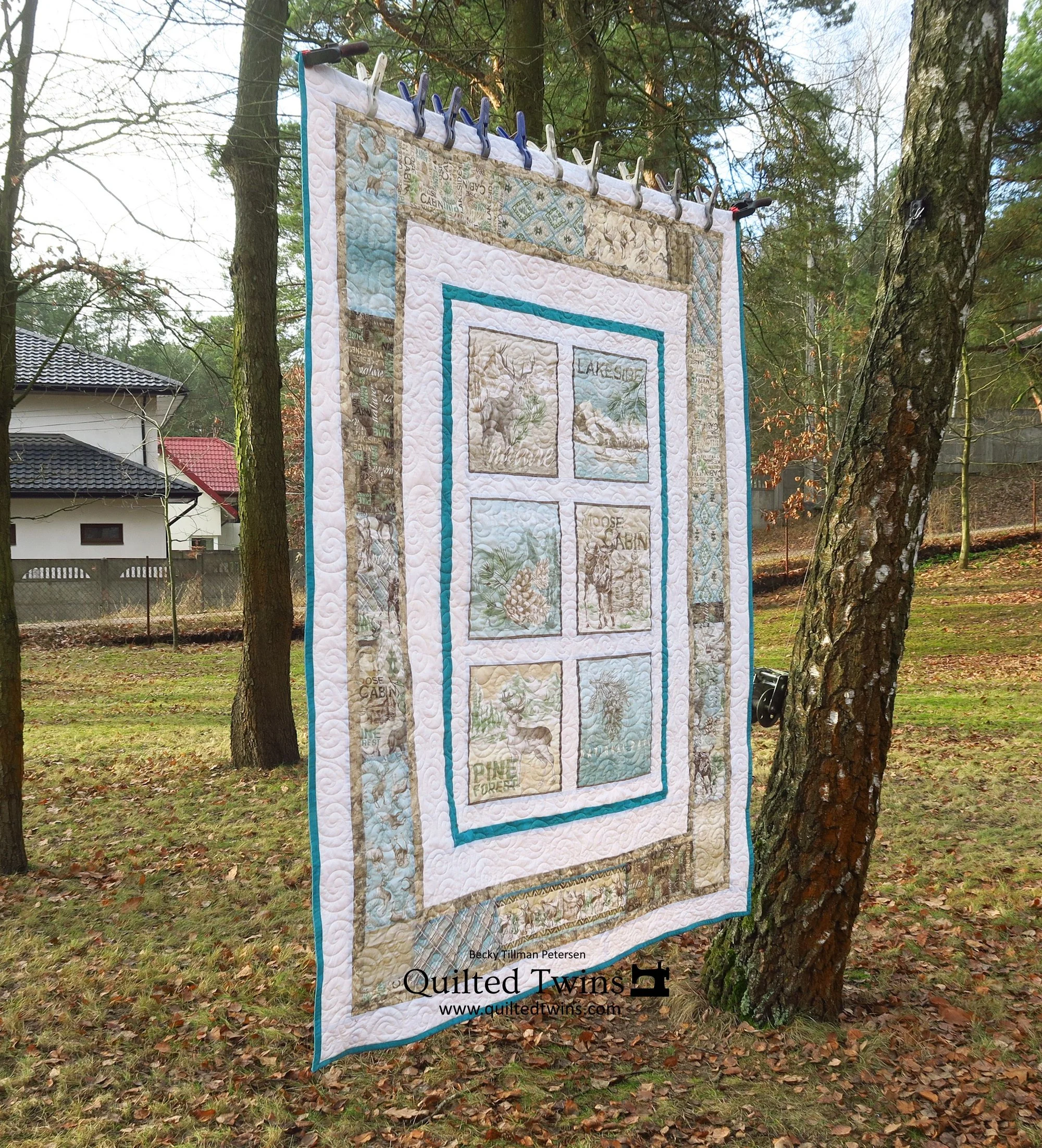 “Nature’s Landscapes Saleman’s Samples” Lap Quilt