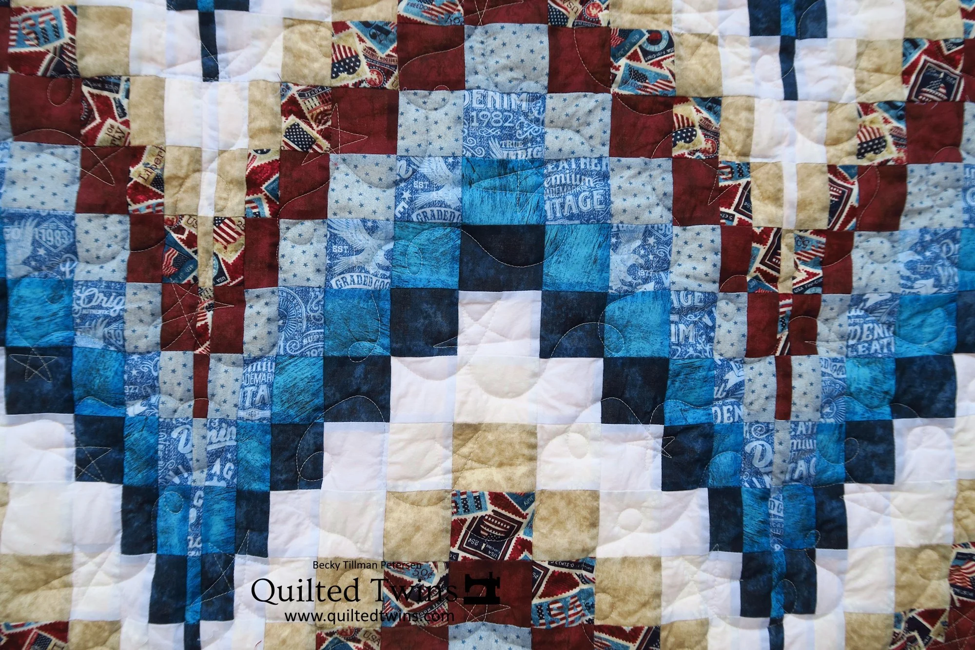 "Patriotic Bargello" Finished