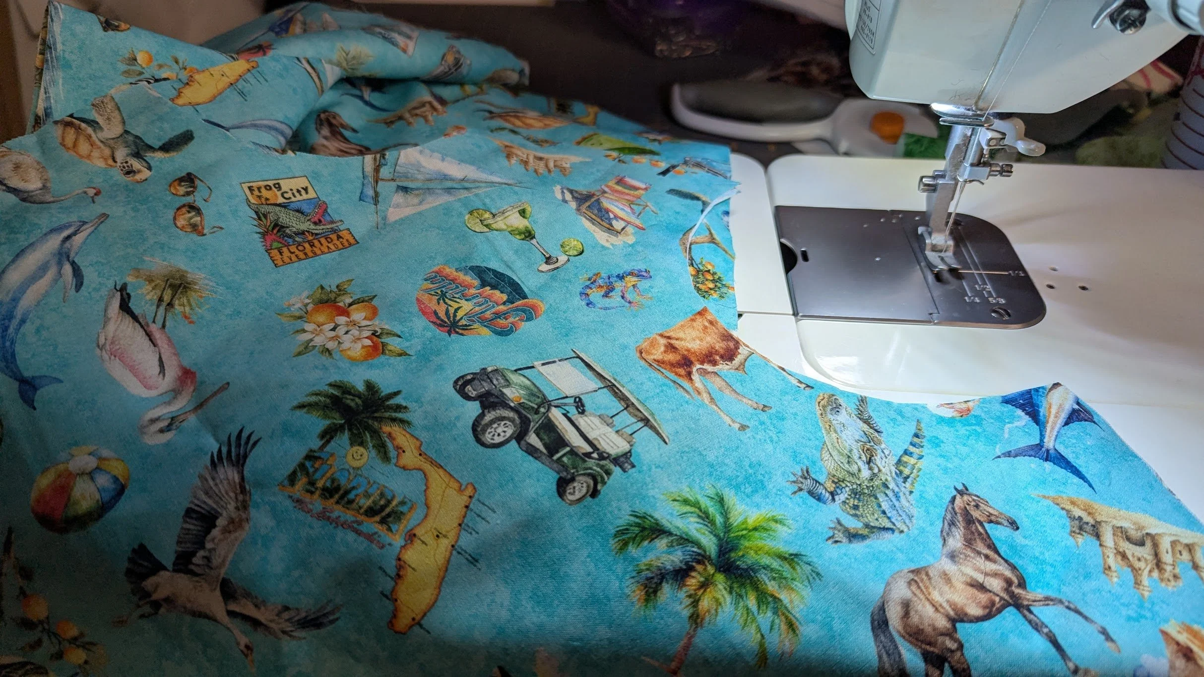 A Dress from Quilting Fabric!