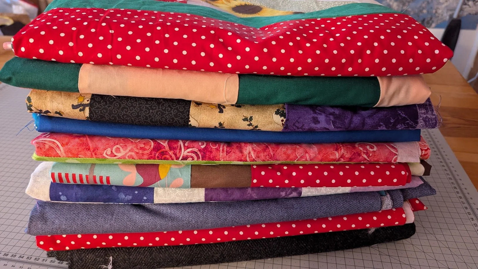 Next 10 Charity Tops Finished and Ready to Go