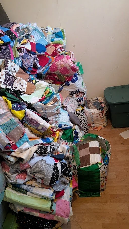 That side of the room is a complete mess but I'm taking things from it each week to work on