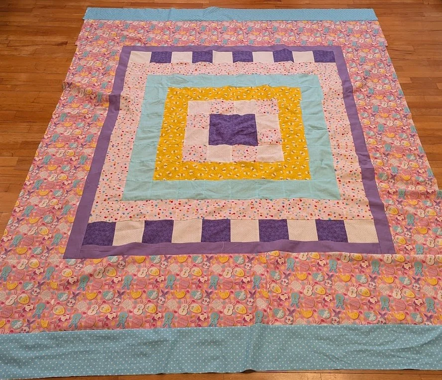 Added borders  - the wide ones beginning with the lavender border