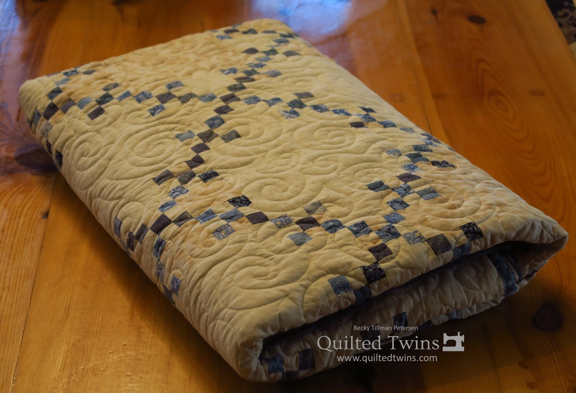 "Double 9 patch" - very small blocks - finished