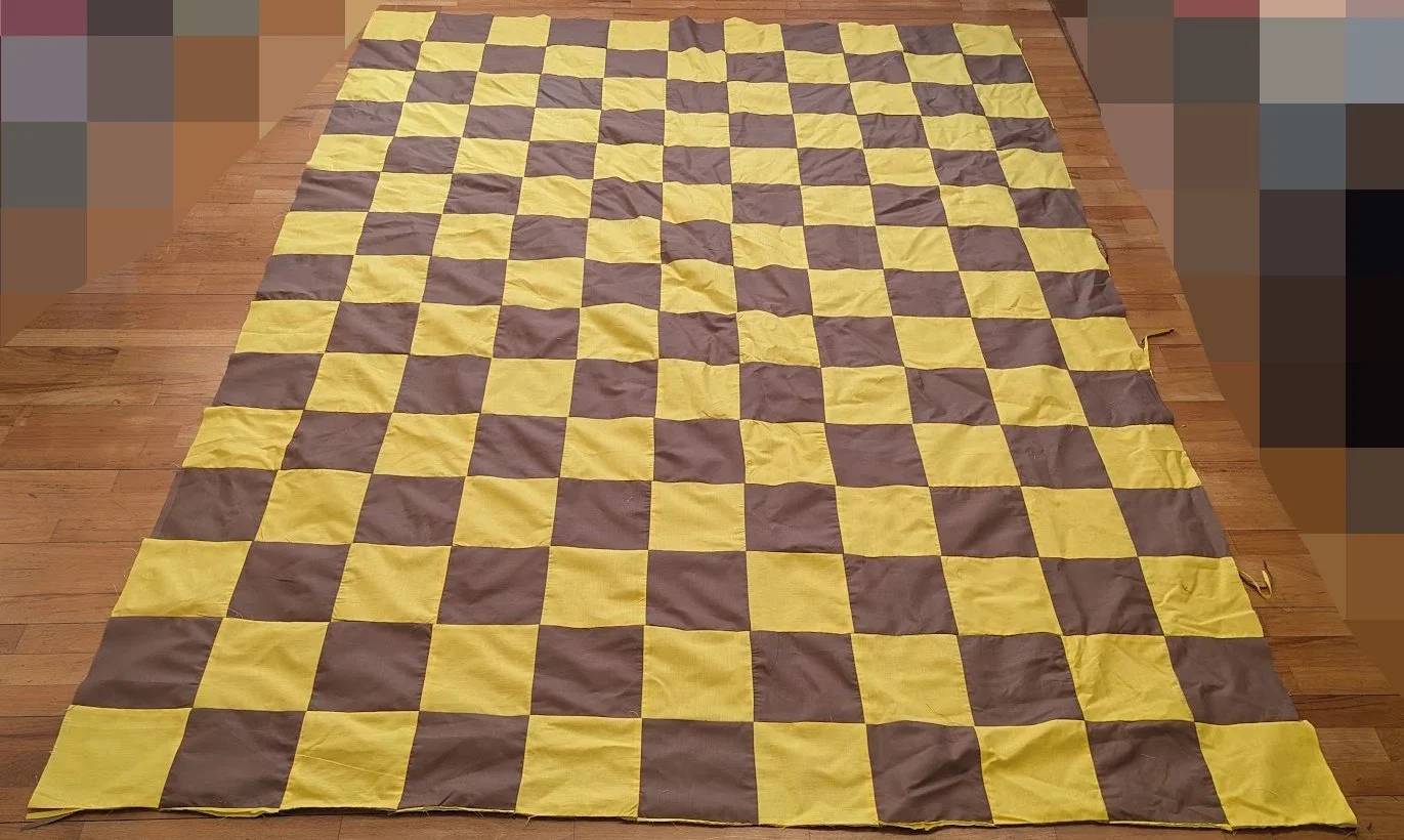 I trimmed off one row off the side and added it to the top or bottom.