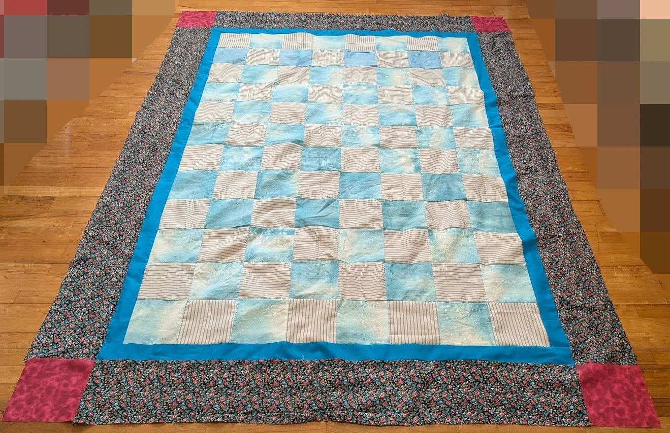 I added borders to the top