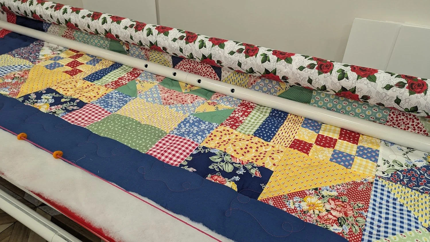 Beginning of May Charity quilting