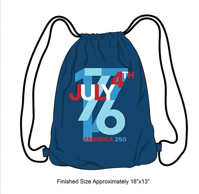 patriotic tote panel