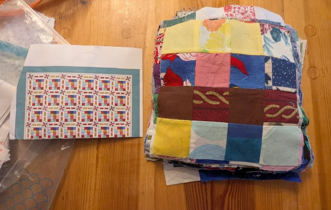 Blocks need to be put together in this layout as shown