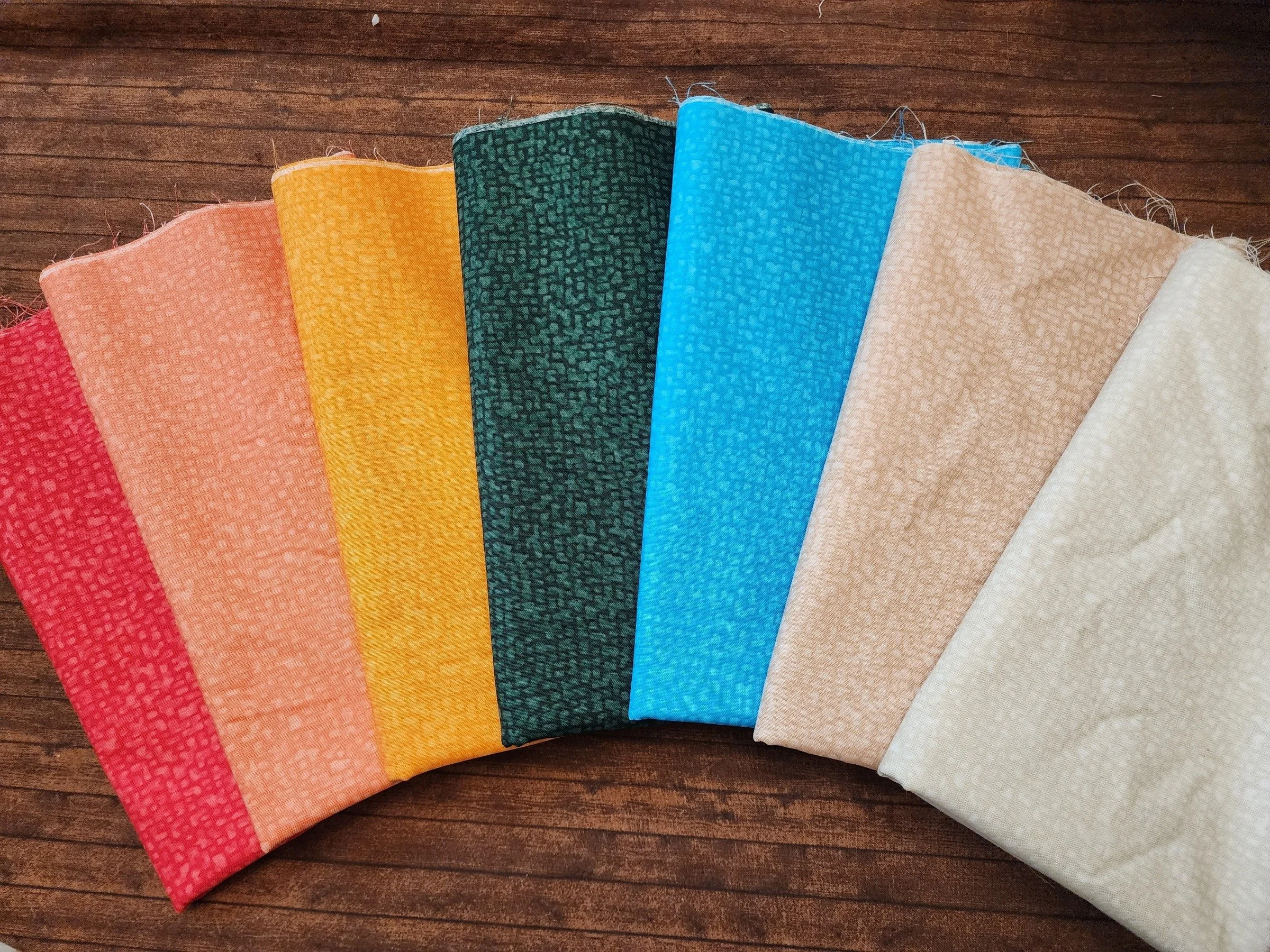 Bedrock - Beautiful Blenders by Windham - 7 Piece Half Yard Bundle Pack $42