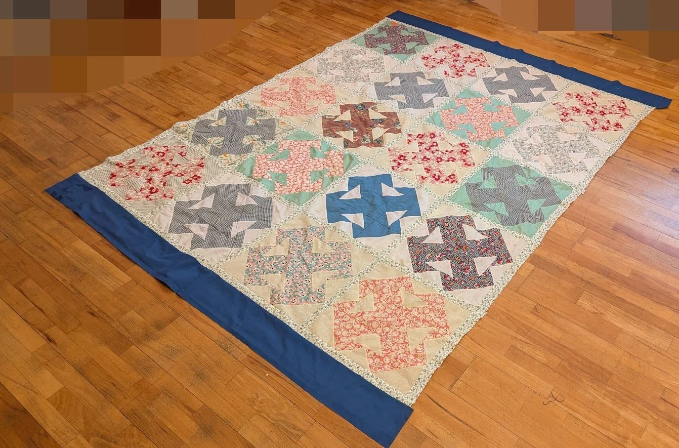 Old Project - “T” Blocks” Top finished