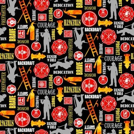 Firefighter - Blank Quilting - $12.50/yard
