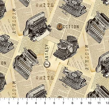 Typewriters - Northcott - $12.50/yard
