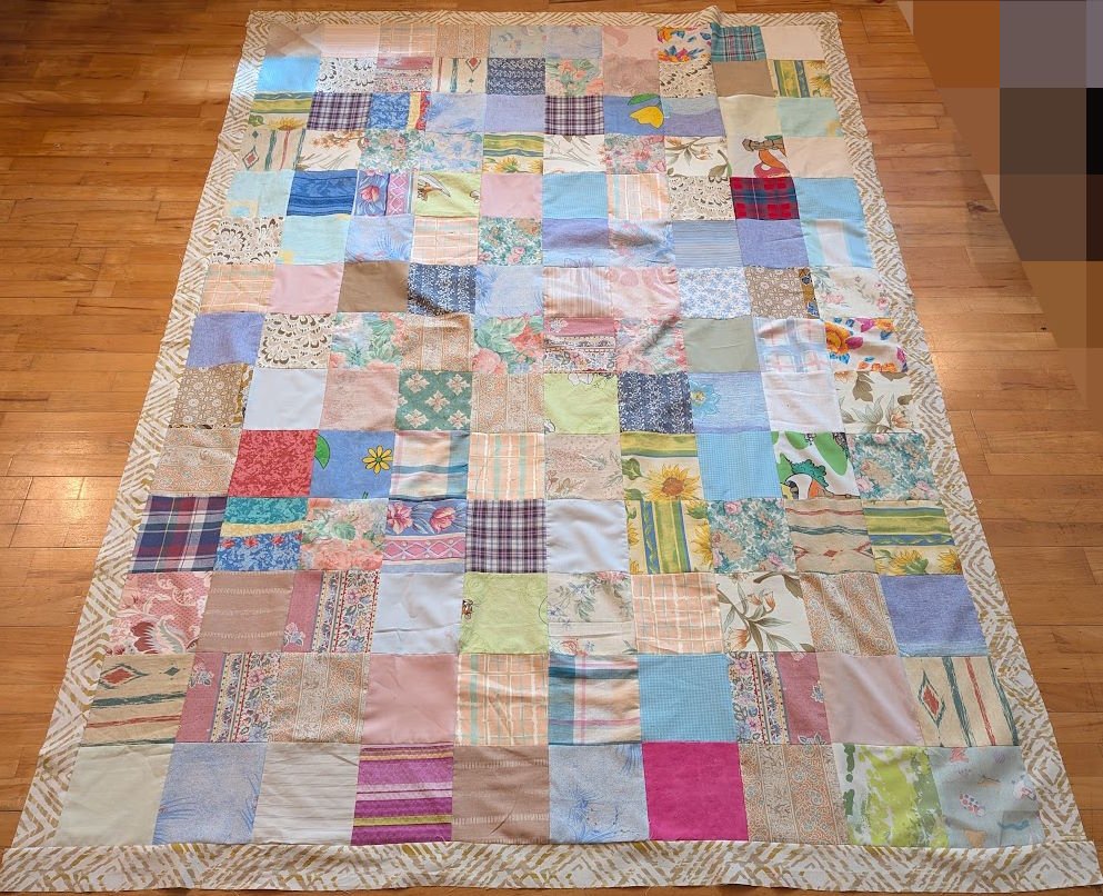 Found  - Another top from a bunch of strips already put together - long ago