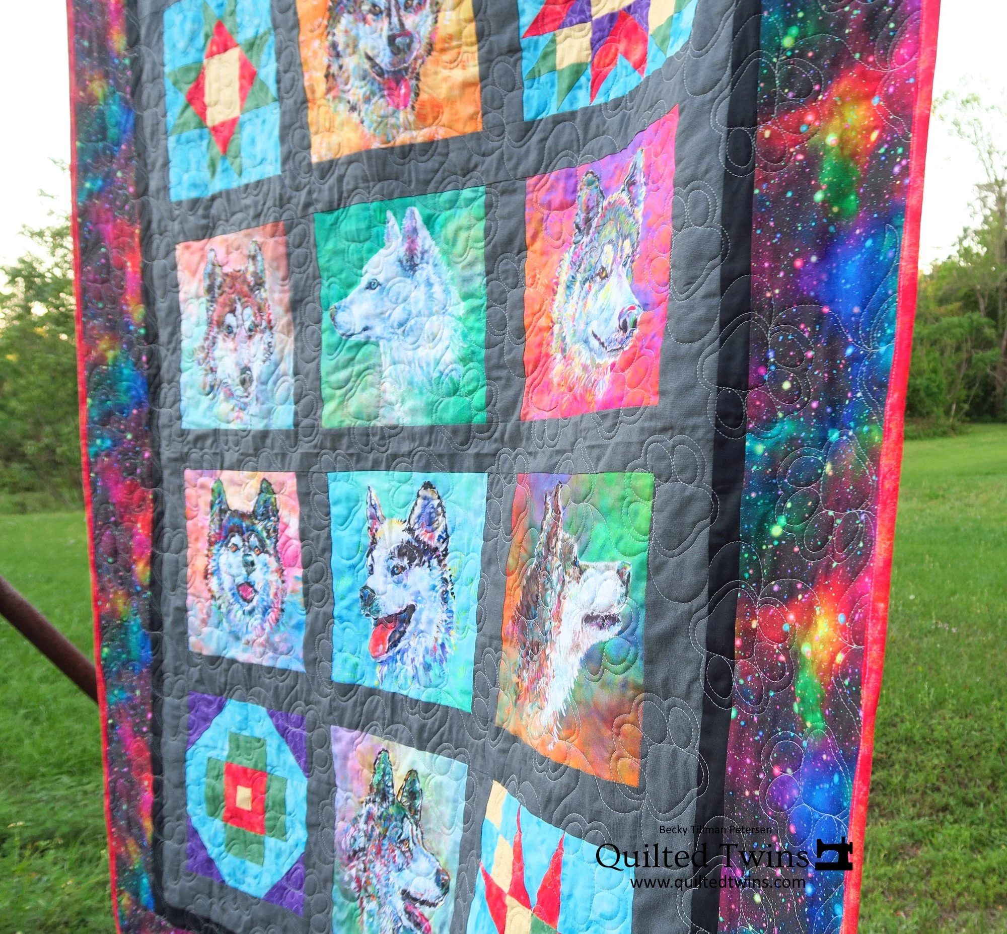 "Silly Siberians" - quilt finished