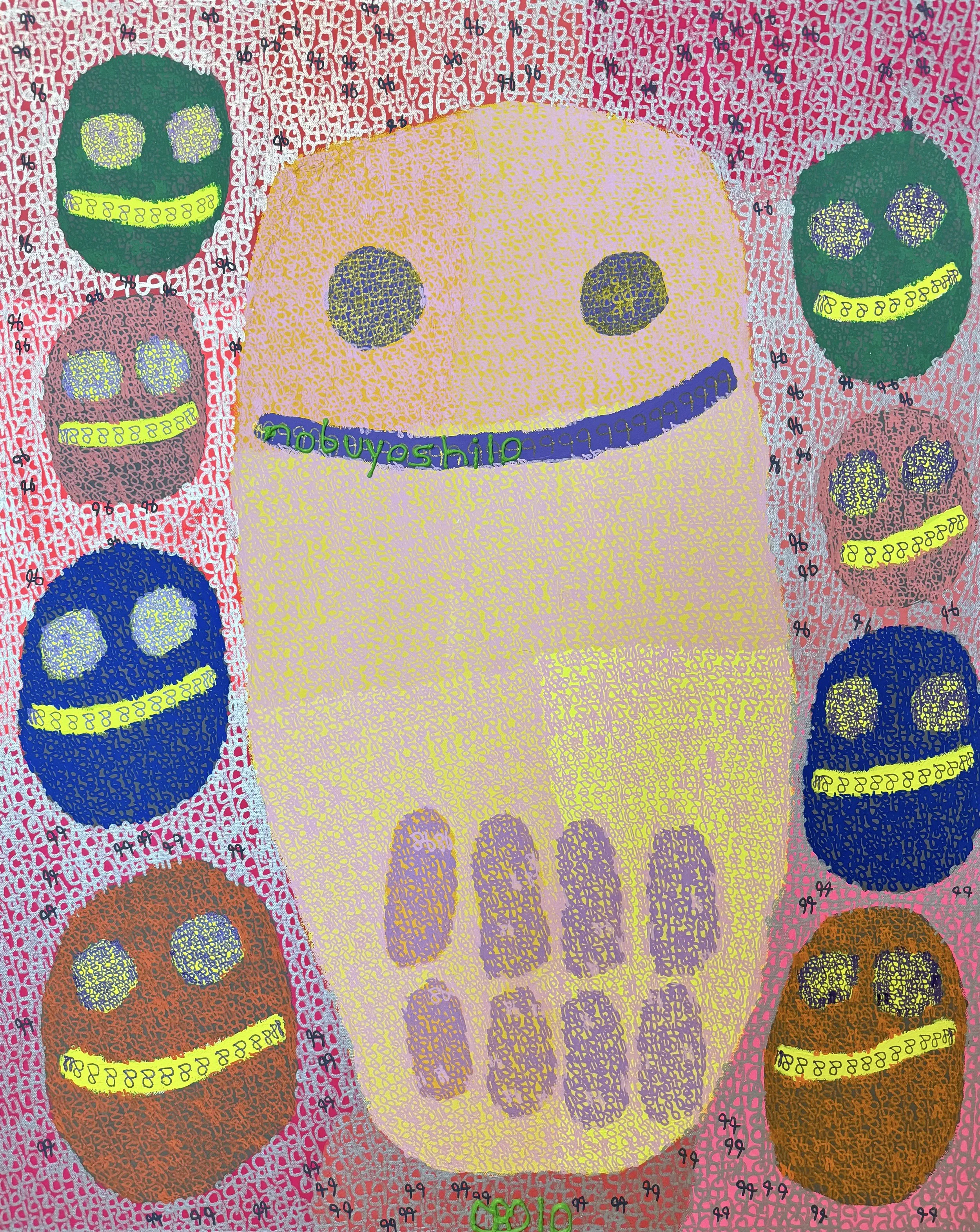 The chrmodoris lochi is having a good day because it’s with the oysters (30x24" canvas)