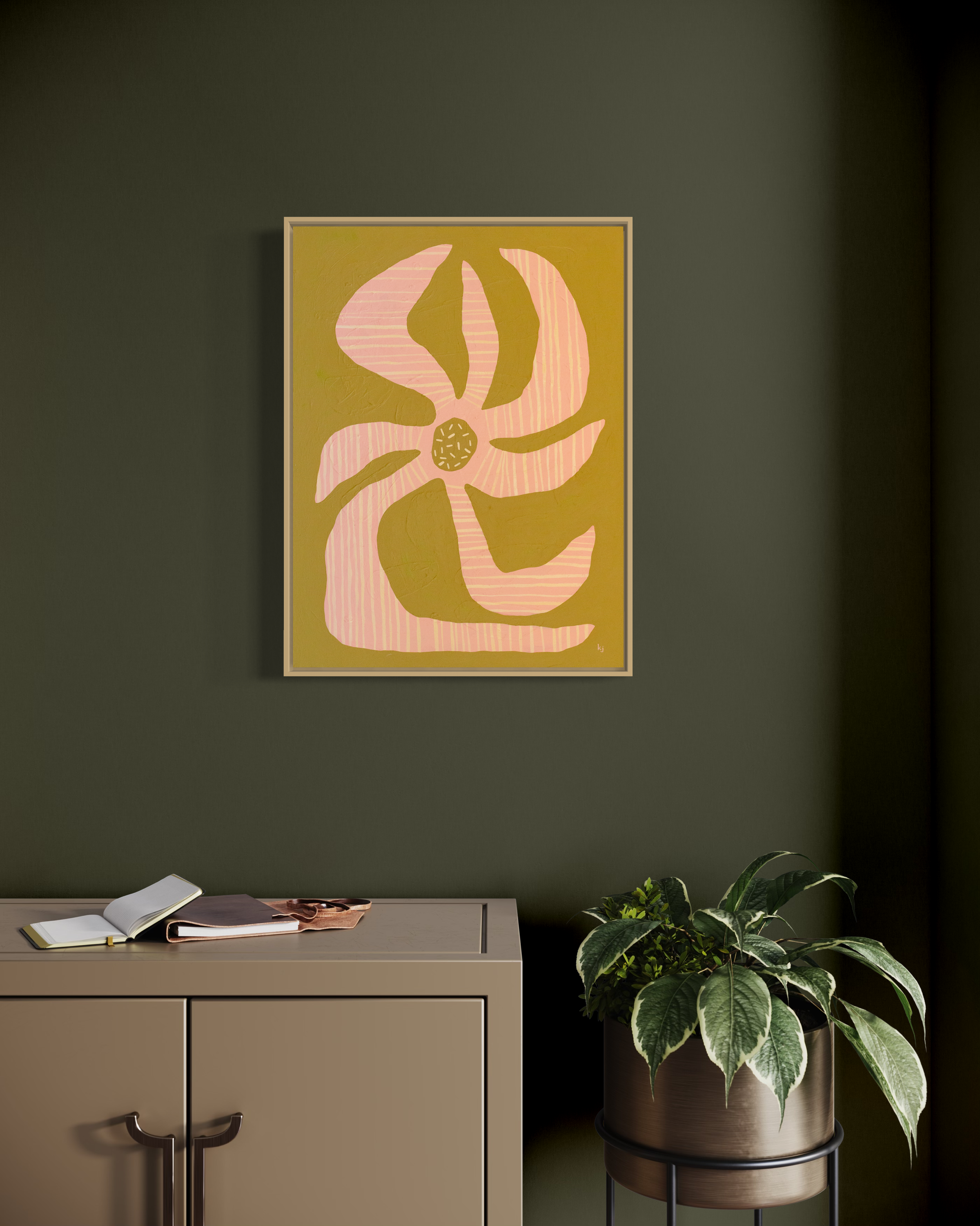 Fleur De Sprinkles Framed in pine.jpeg
