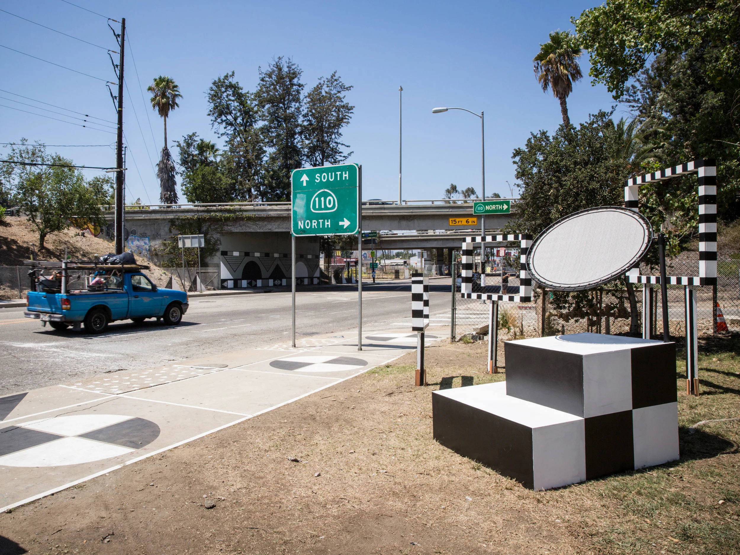 After: Seating, Shading, and Play Elements installed in Lacy Street Neighborhood Park