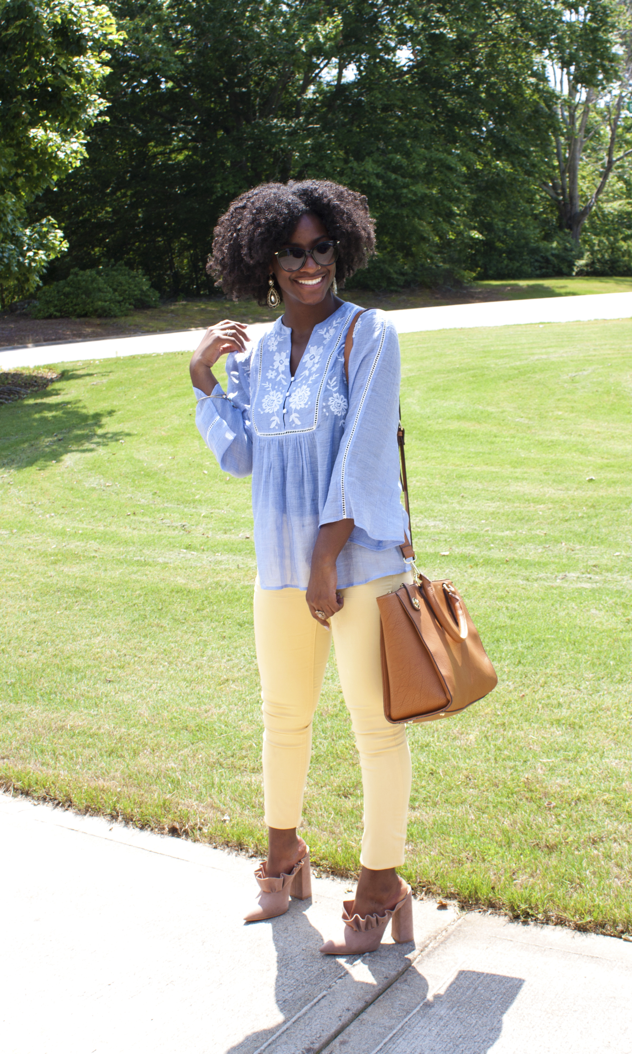 Ruffled & Embroidered 
