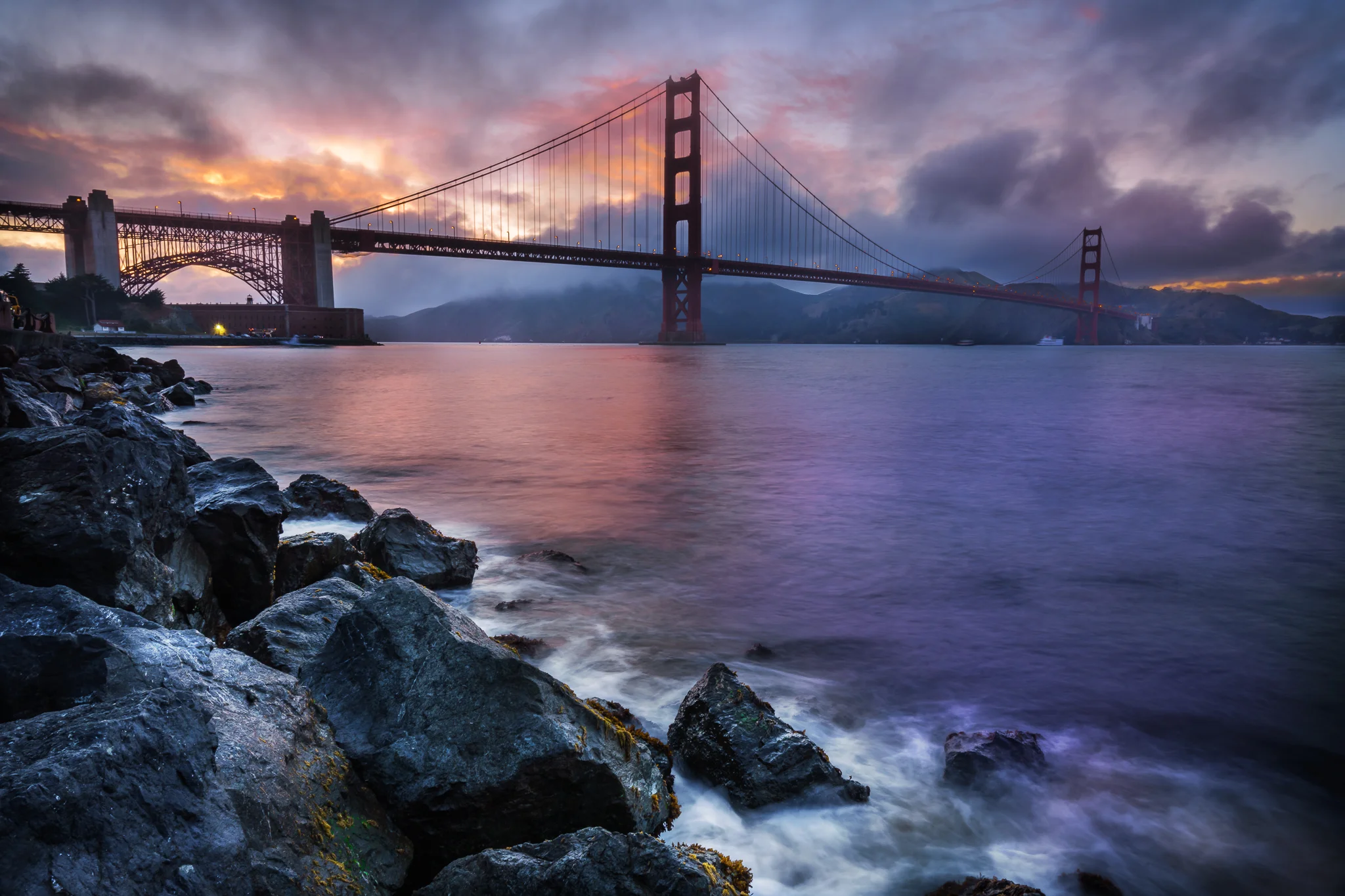 Golden Gate at Sunset