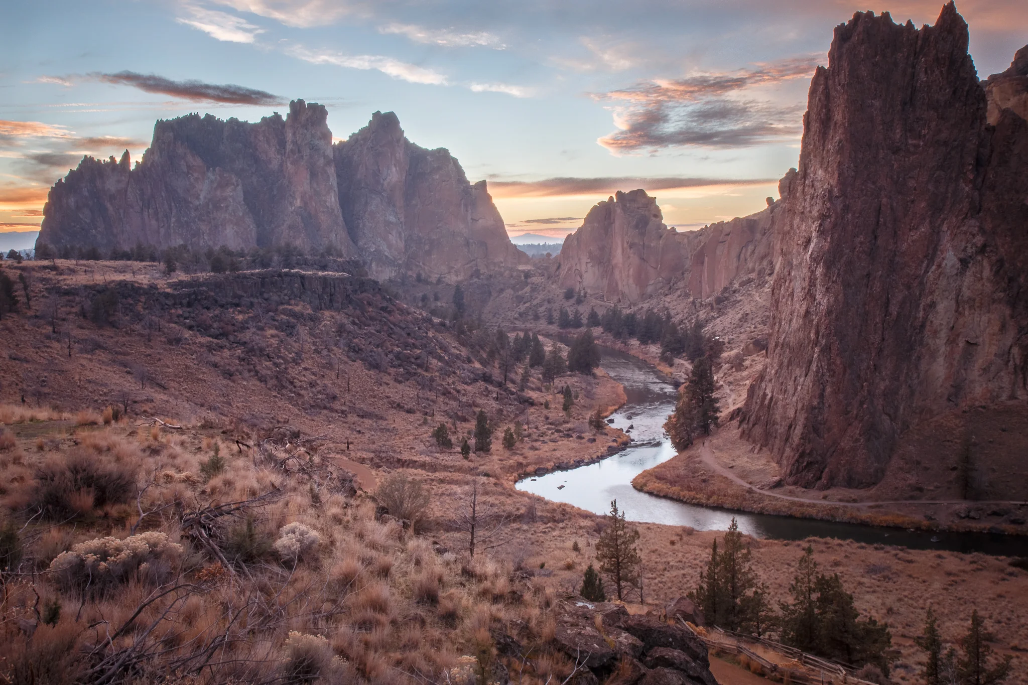 Smith Rock at Sunset