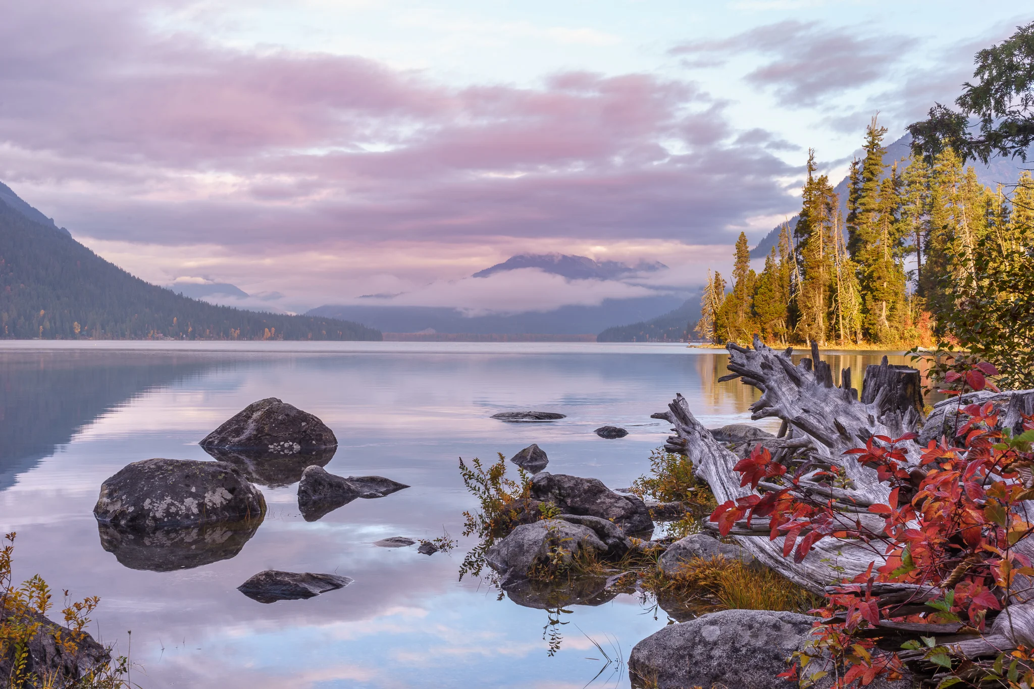 Pastel Tones - Wenatchee Lake