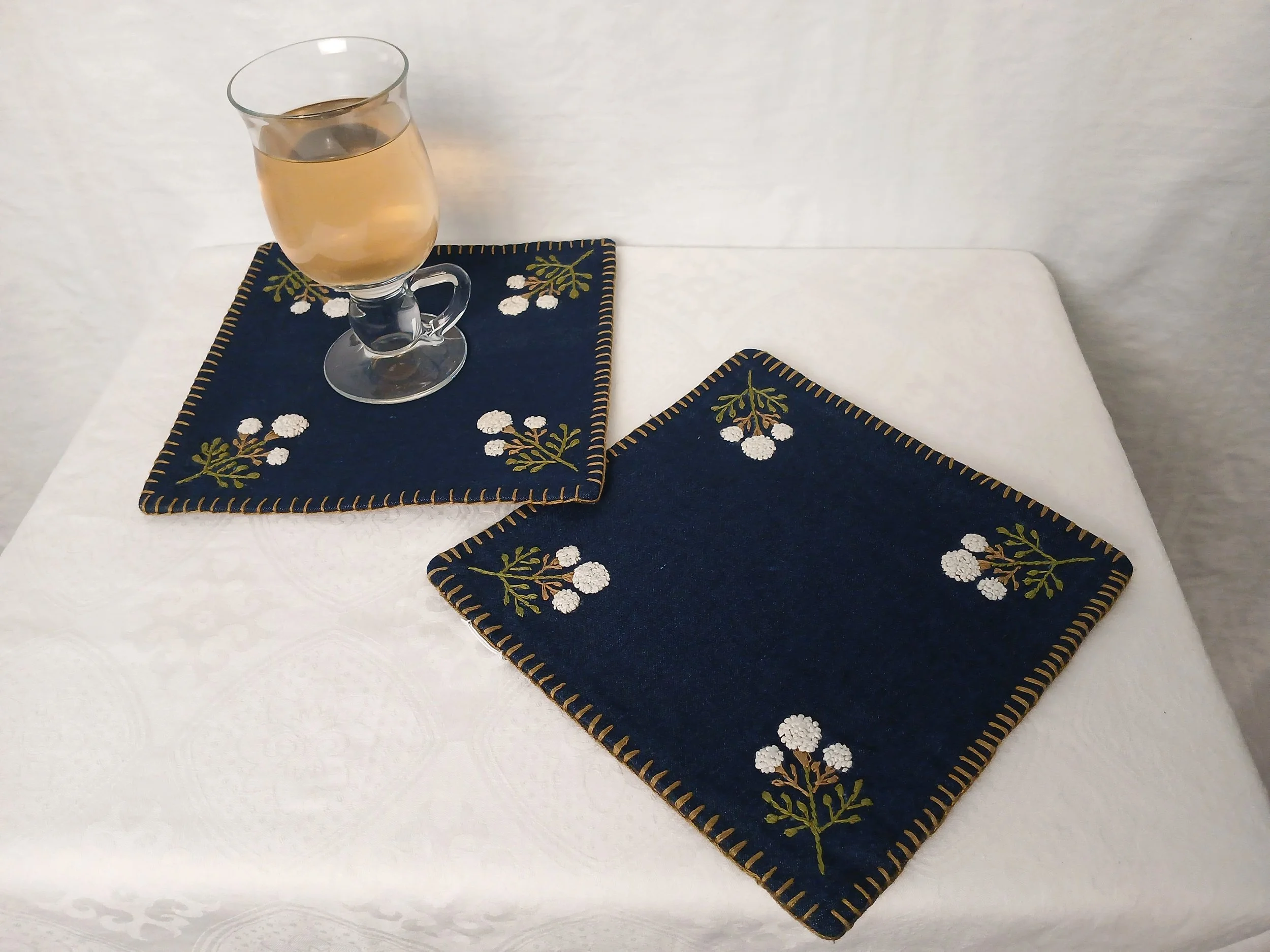Square Denim Table Mat - India