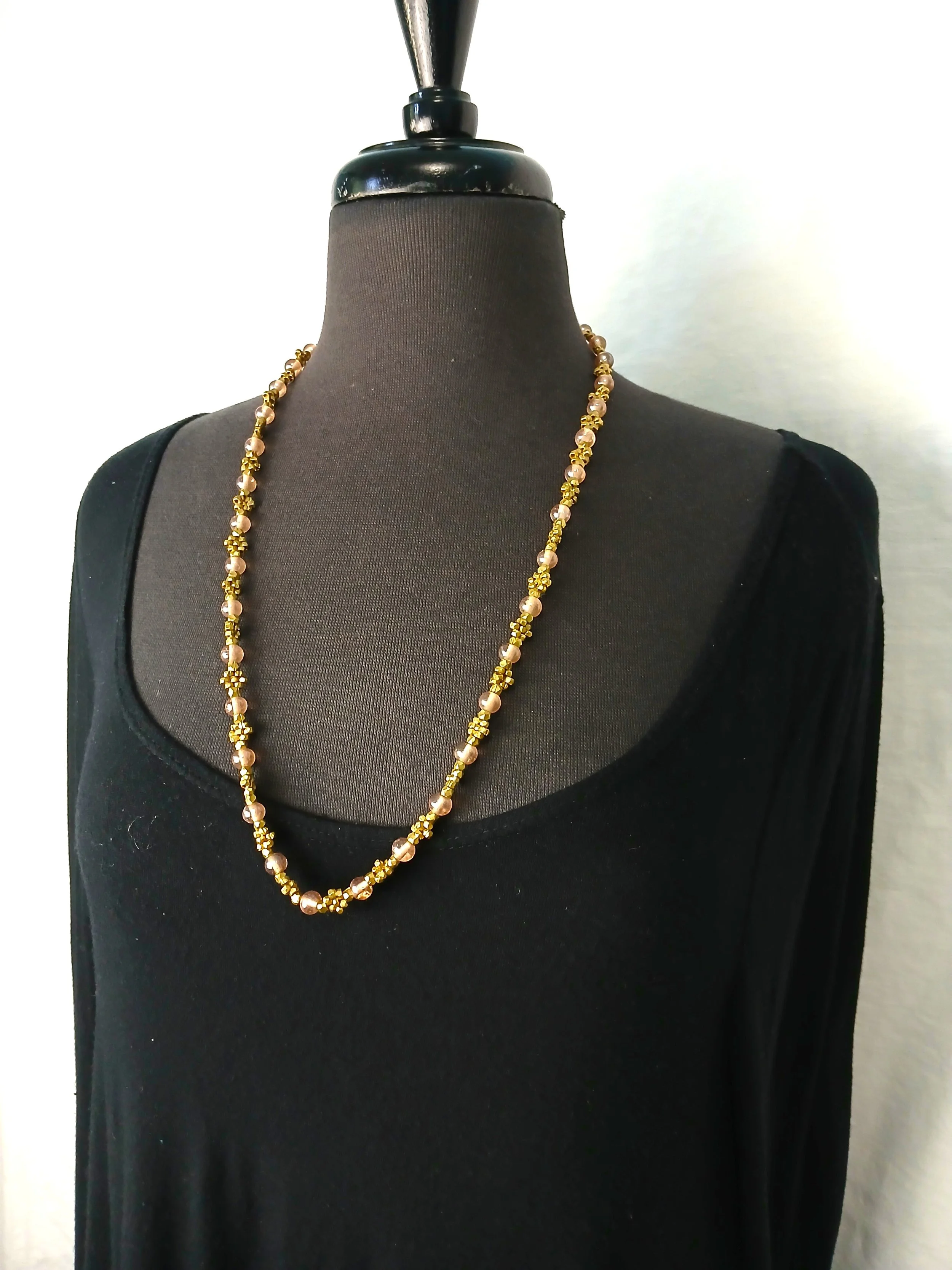 Brass & Rose/Gold Necklace - India