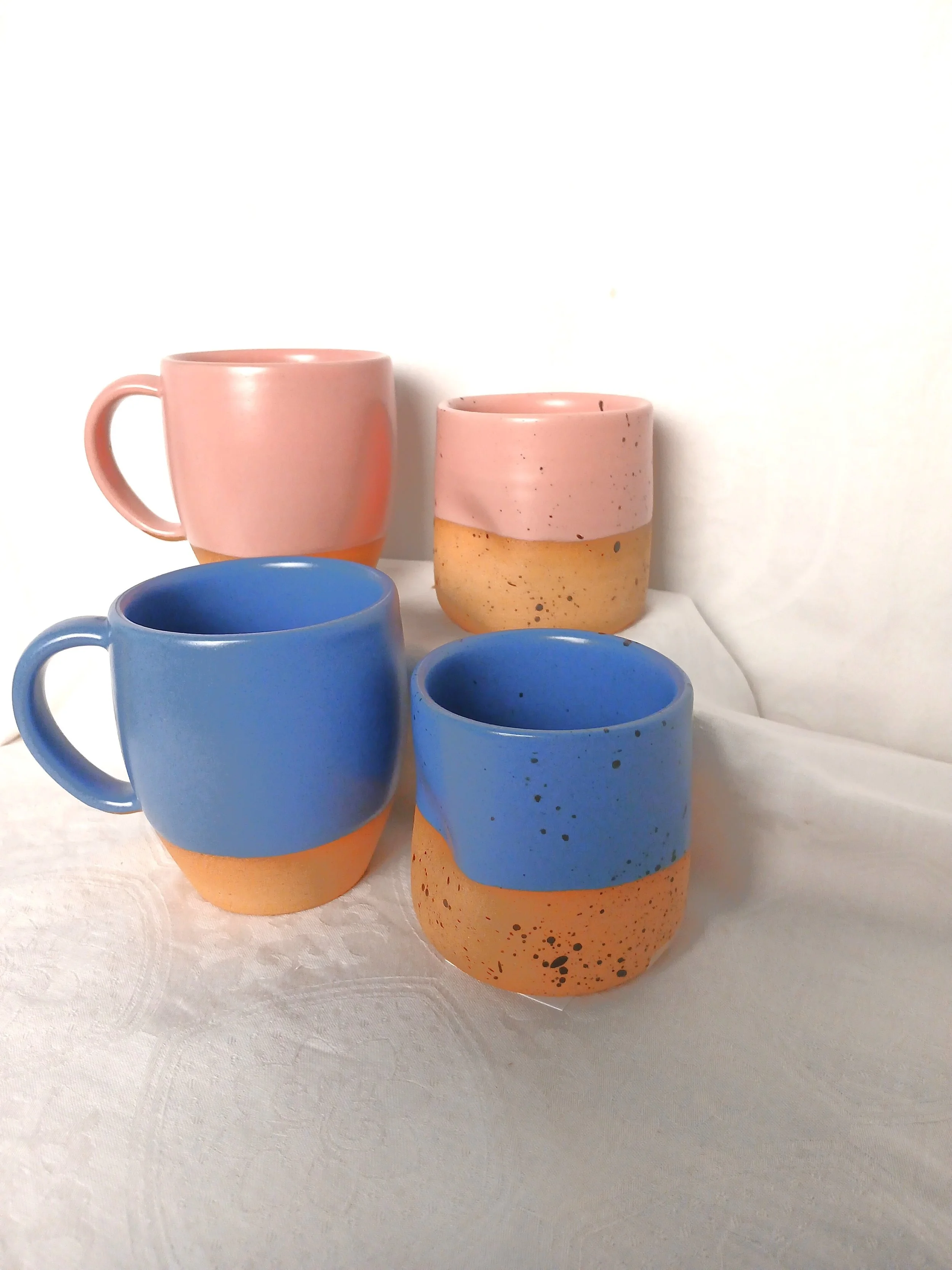 Ceramic "Pinched" Cups & Mugs - Nepal