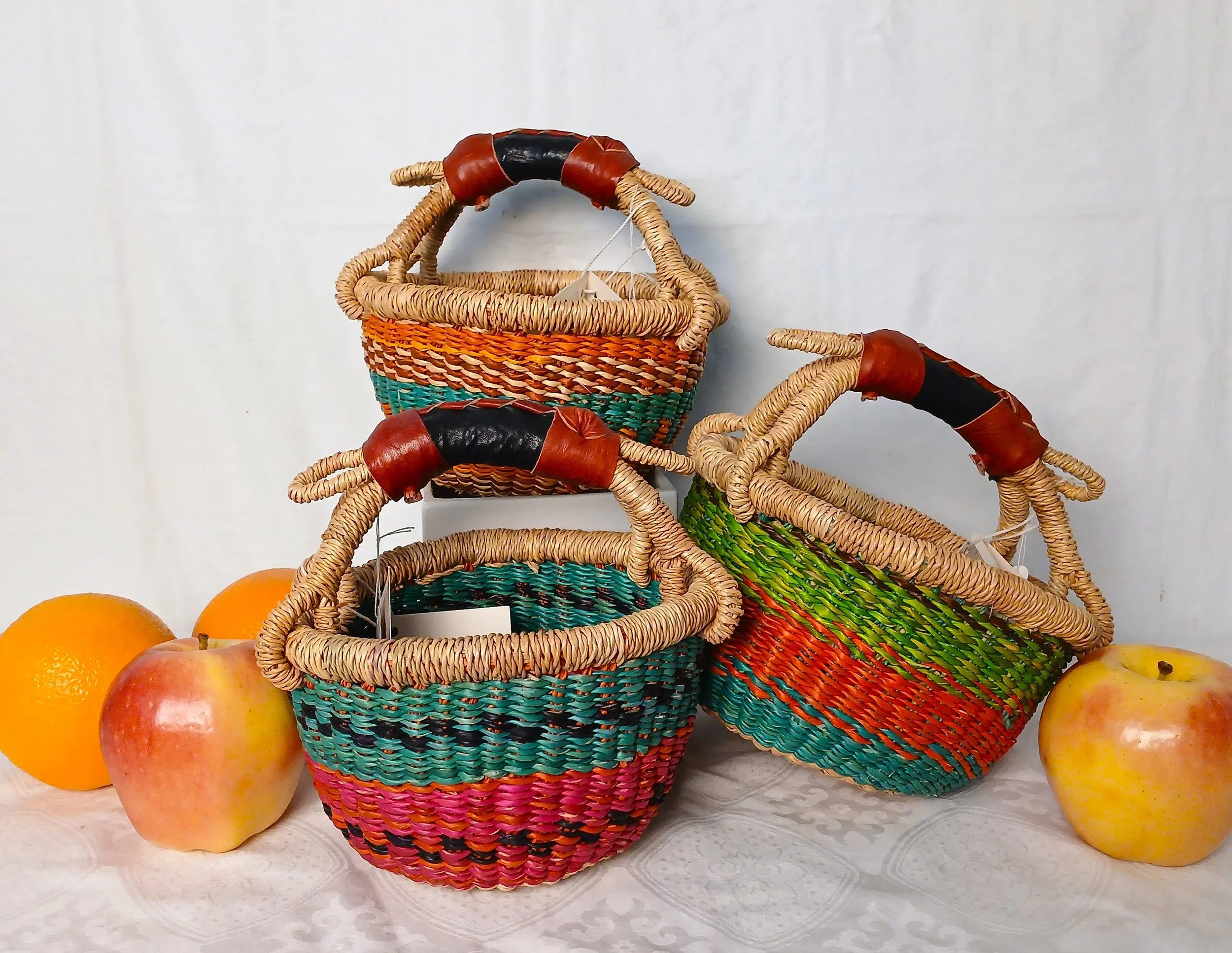 Mini Round Baskets- Ghana