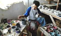 Ceramica's family-run workshop in Guatamala