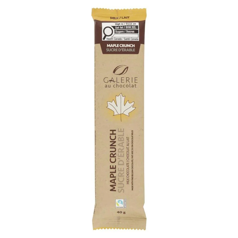 Maple Crunch Milk Chocolate Bar