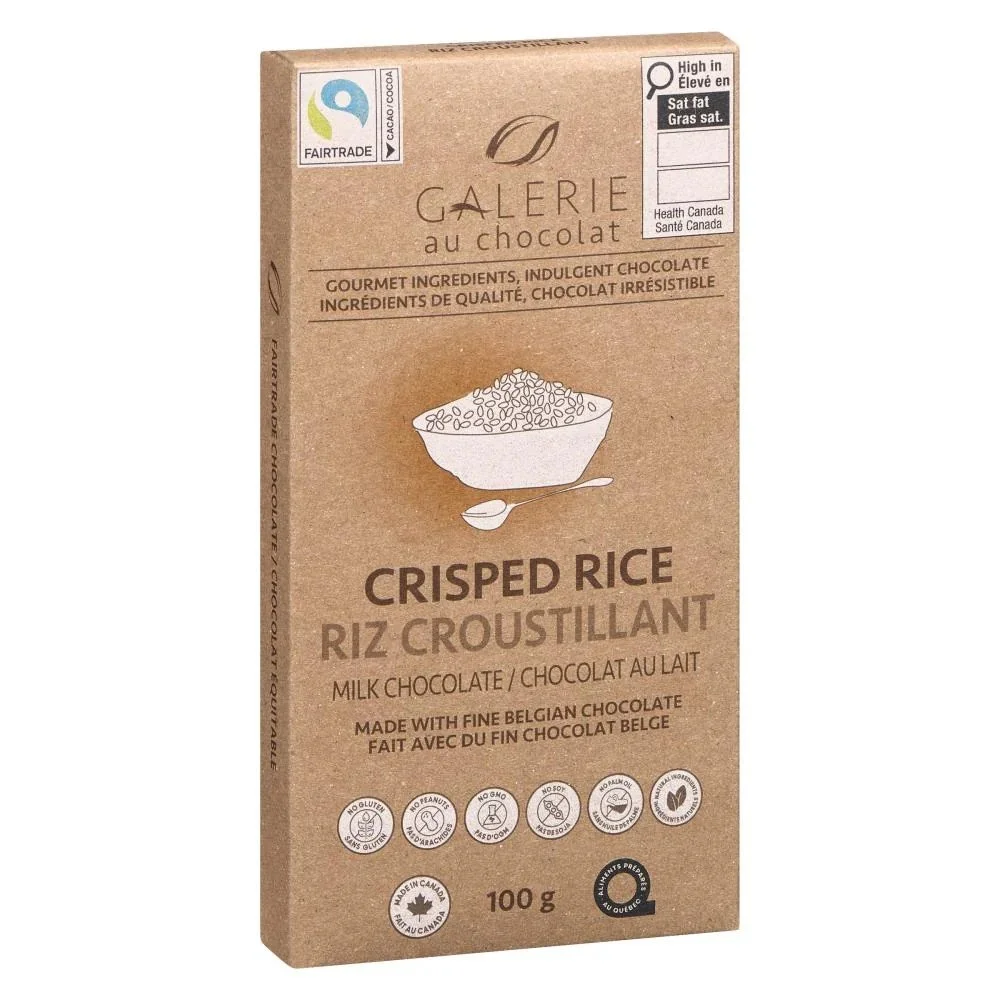 Crisped Rice Milk Chocolate Bar