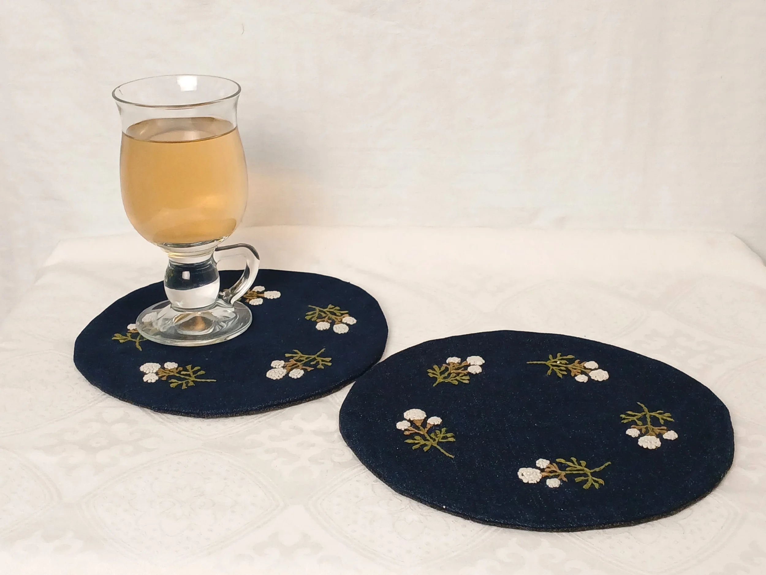 Round Denim Table Mats - India