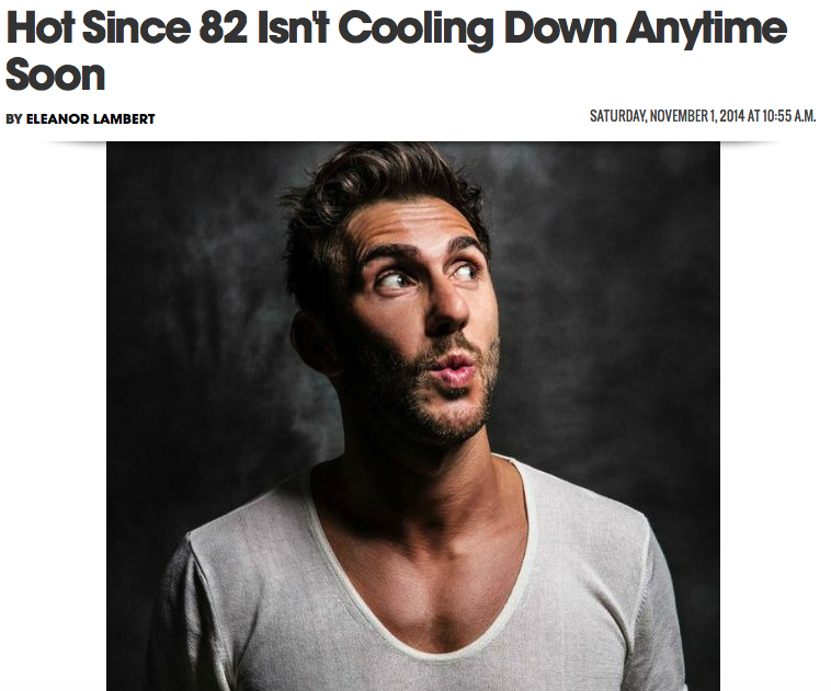 Hot Since 82 Isn't Cooling Down Anytime Soon